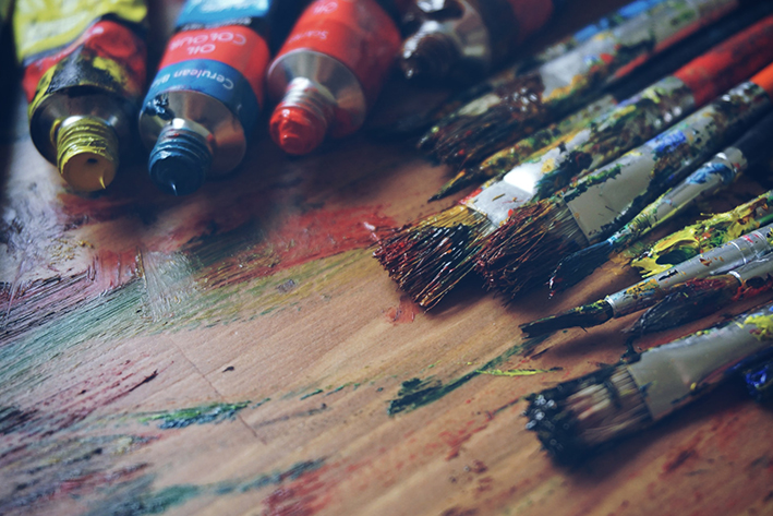 Oil paint art materials